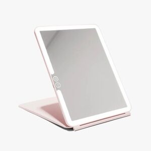 Pink LED Makeup Mirror
